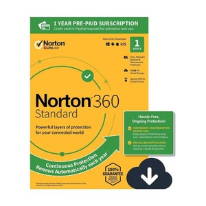 Norton 360 Standard for 1 Device – 1 Year 2021
